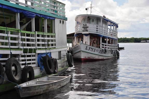 Porto de Tefé, no Amazonas